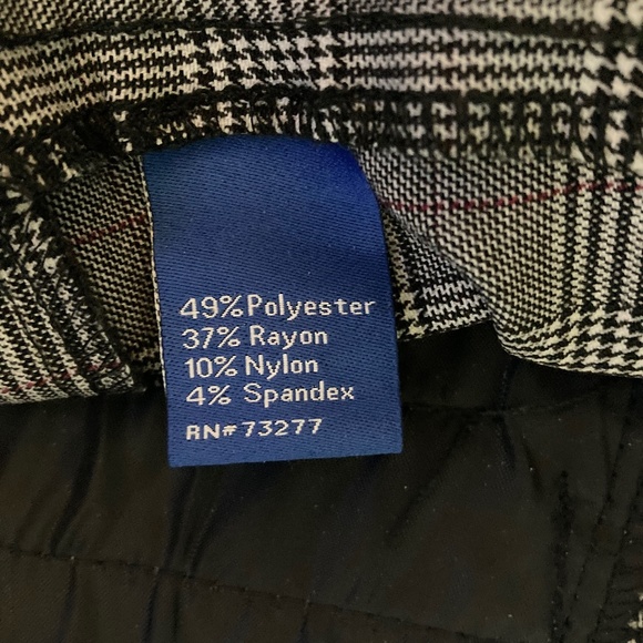 NEW Apt. 9 Plaid Pants - Picture 6 of 7